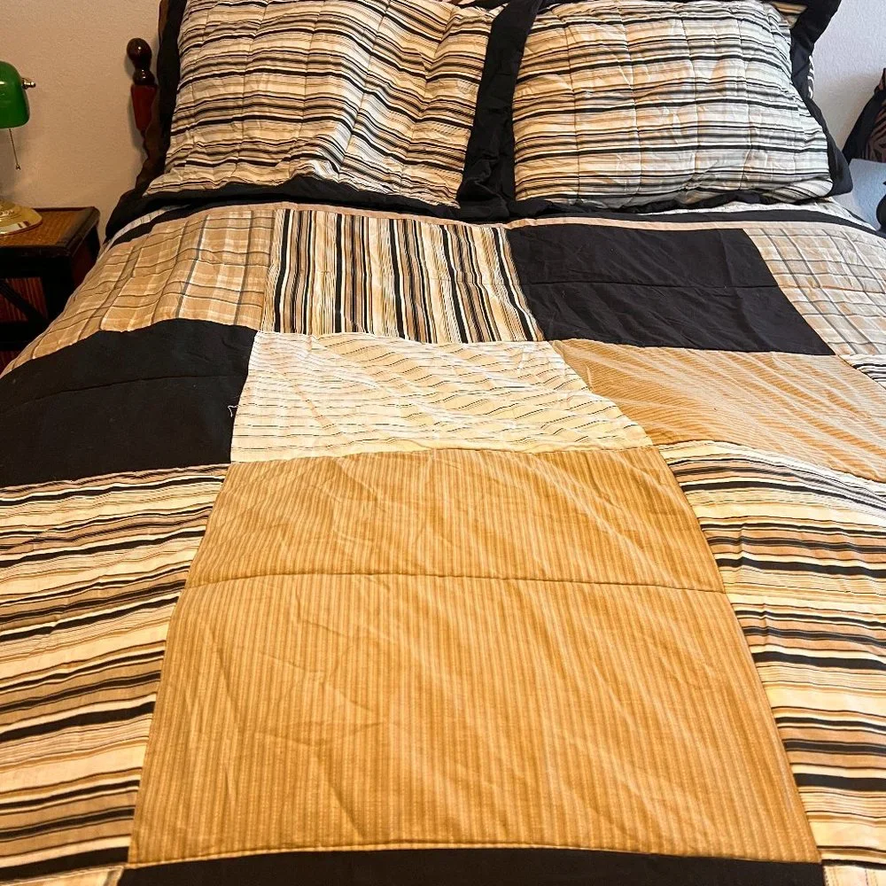 📌Lightweight Quilt - Day Cover - Duvet Cover & 2 Pillow Covers Cotton Mix Queen